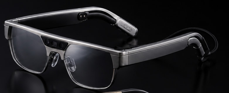 VibraRays One in Titanium, silver metallic finish